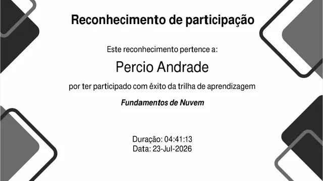 Fundamentos na nuvem AWS